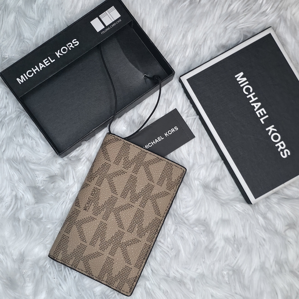 Michael Kors Tan Card Holder